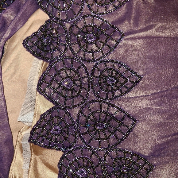 Vintage silk beaded dress - Picture 8 of 8